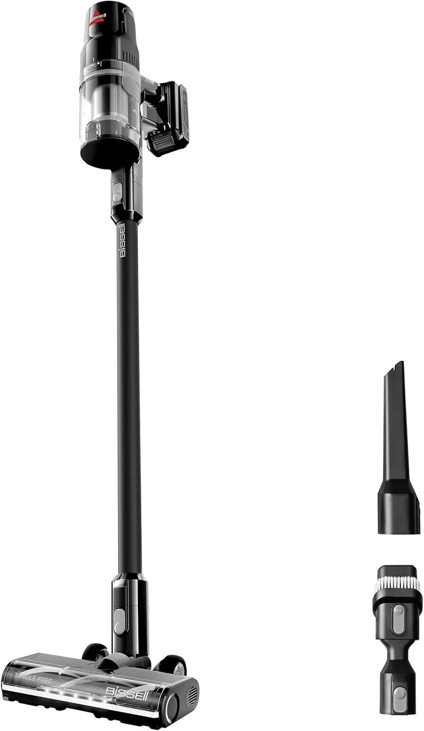 Ultra-lightweight stick-type vacuum cleaner - Bagless portable vacuum cleaner (with gap cleaning tools) - Black