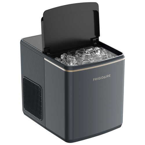 26 lb Countertop Bullet Ice Maker with Touch Controls – Grey