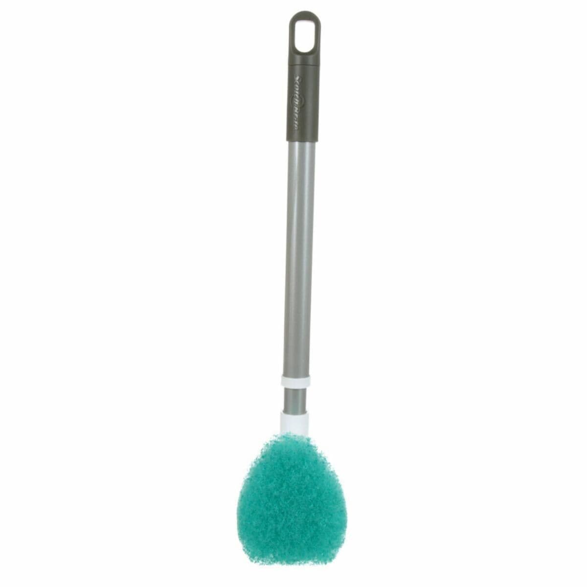 Non-Scratch Shower & Bath Scrubber/Scrub Brush with Extendable Handle