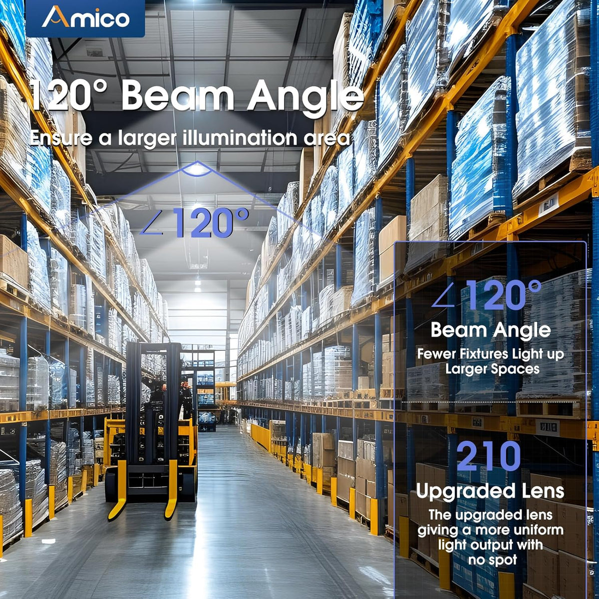 200-watt, 10 sets of UFO lamps, LED ceiling lights, 28,000 lumens, 5000K LED ceiling lights, 5-foot cable, can replace 650-watt metal halide/hot mercury lamps, suitable for gyms, factories, barns and storage areas.
