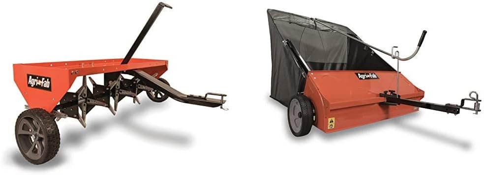 48" Tow Behind Lawn Plug Aerator with Universal Hitch; Designed to Pull Behind Lawn & Garden Tractors