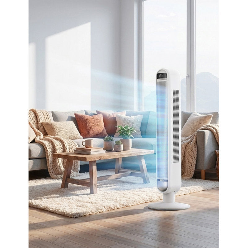 Cruiser Pro T1 42-Inch Smart Tower Fan – White