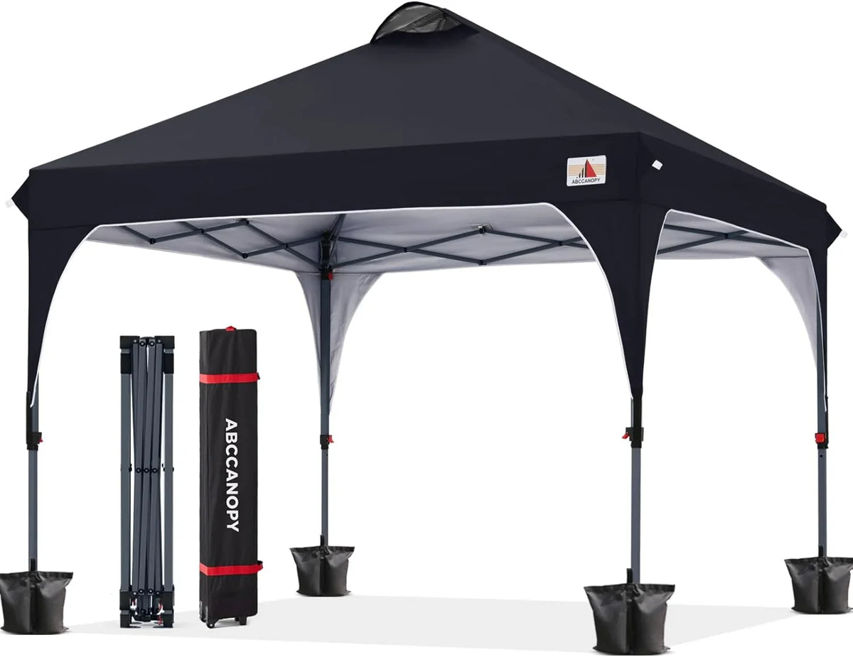 Outdoor retractable sunshade tent (10x10) camping sun shelter series, grey version