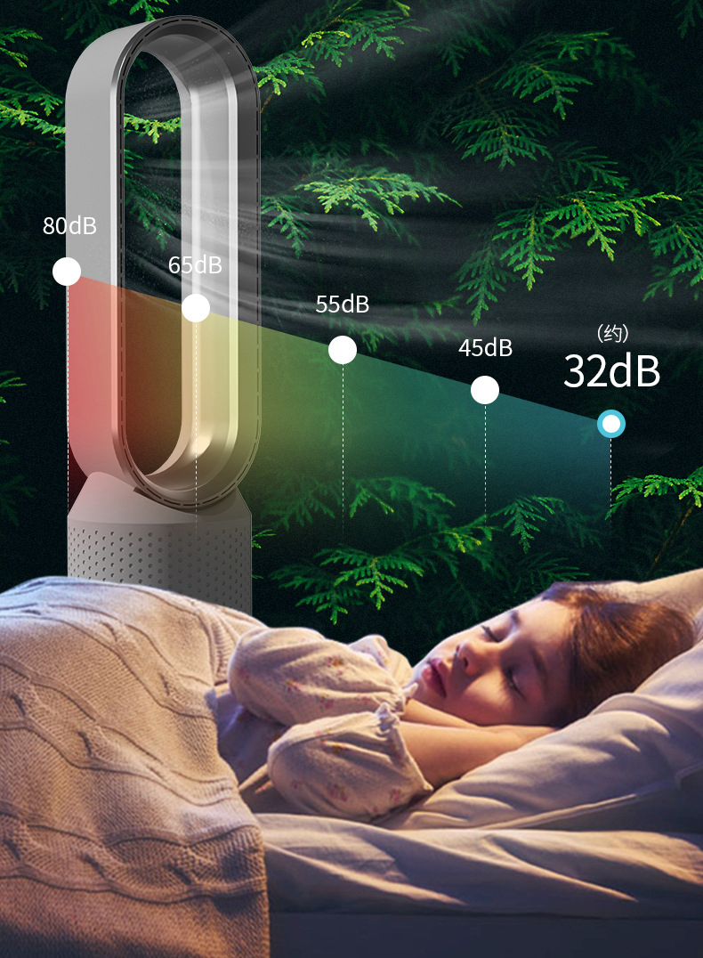 Bladeless Air Cooler – 3-in-1 Fan with Oscillation & Touch Control