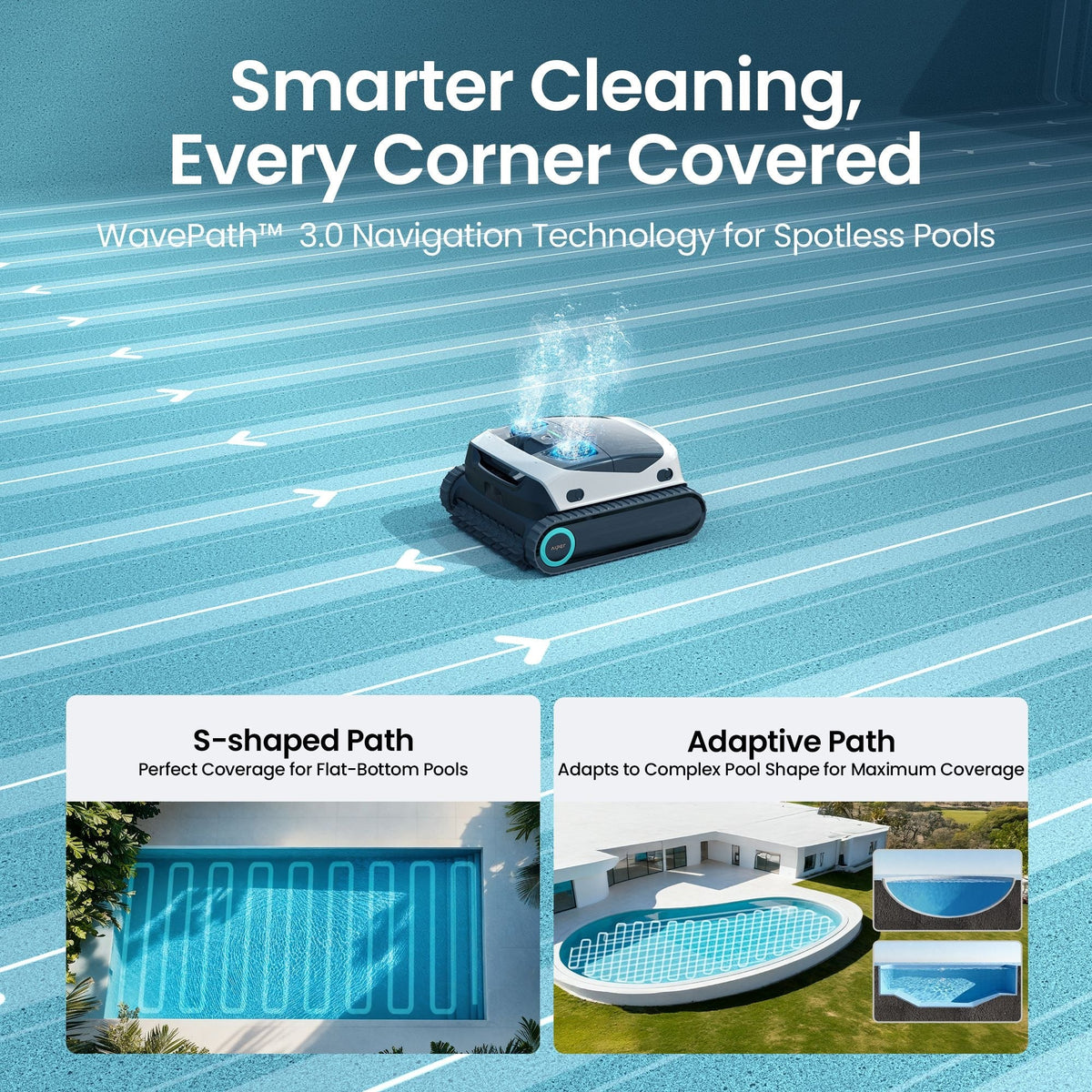 Scuba N1 Max Cordless Robotic In-Ground Robotic Pool Cleaner for In-Ground Pools up to 2150 sq. Ft