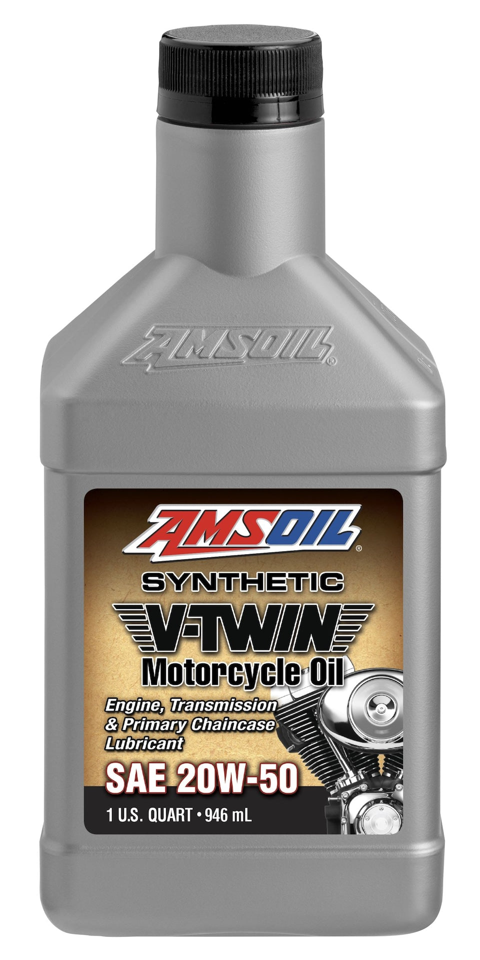 Synthetic Motorcycle Oil 20W50, 946-mL