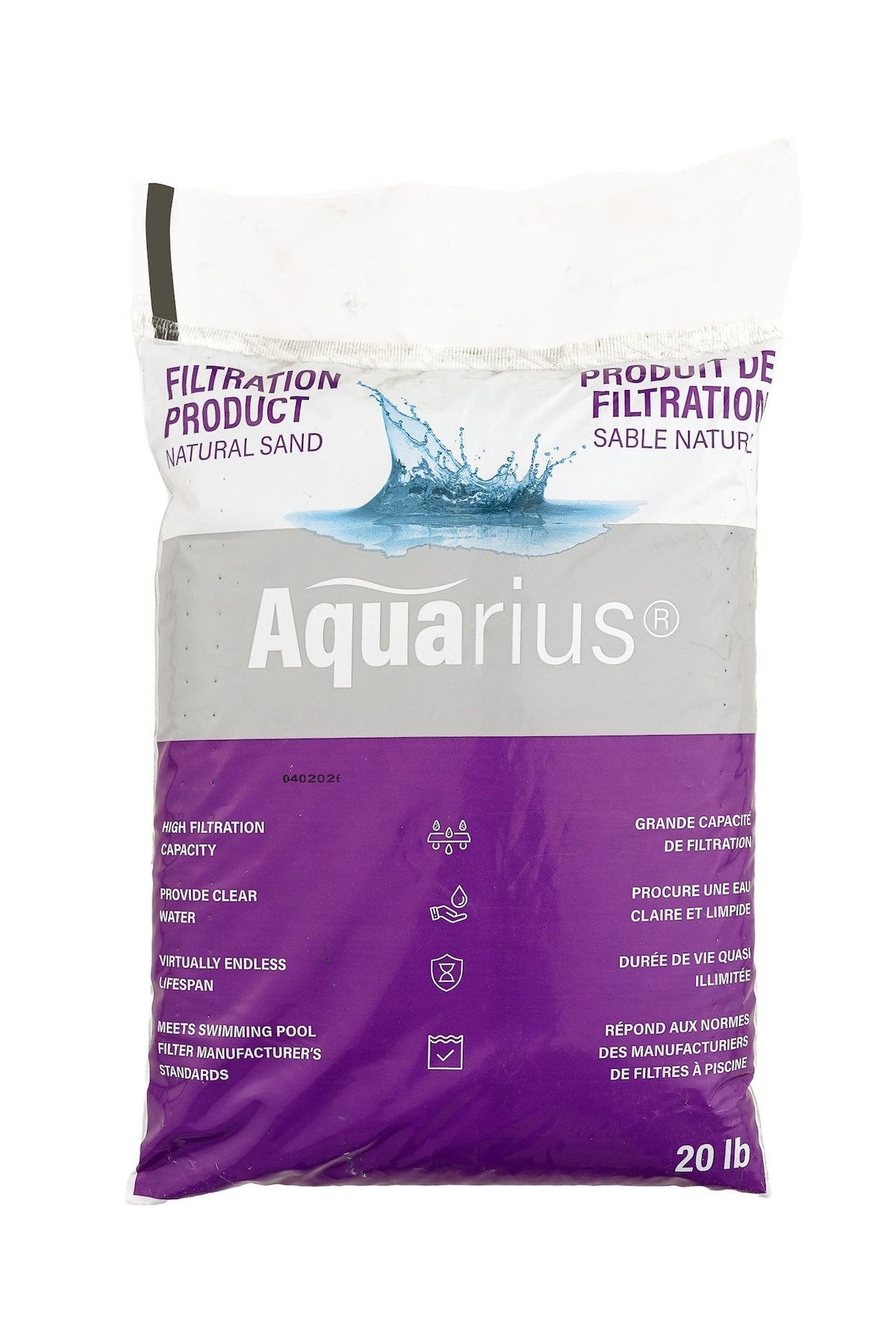 Aquarius Pool Filter Sand, 20-lb