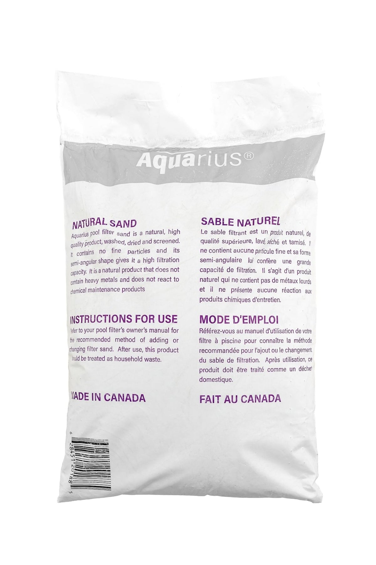 Aquarius Pool Filter Sand, 20-lb