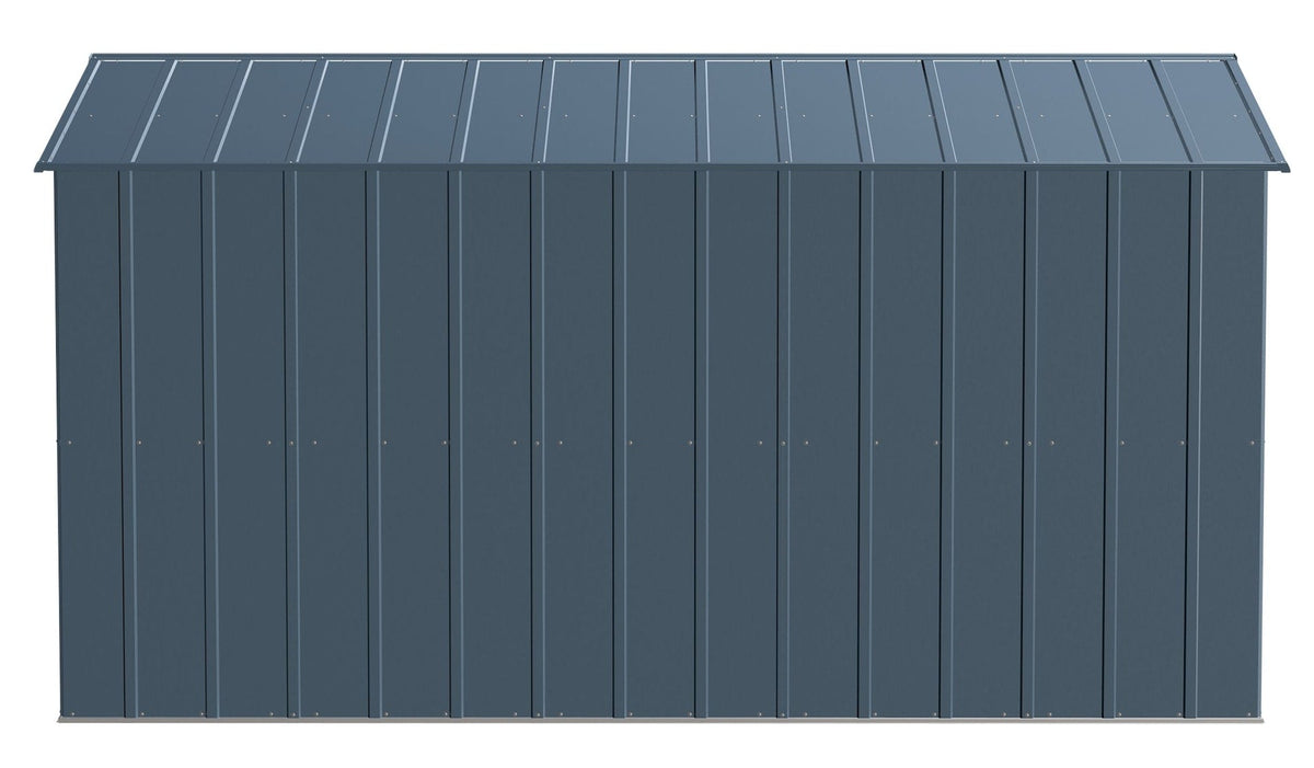 Arrow Classic Galvanized Steel Storage Shed, Blue Grey, 10-ft x 12-ft