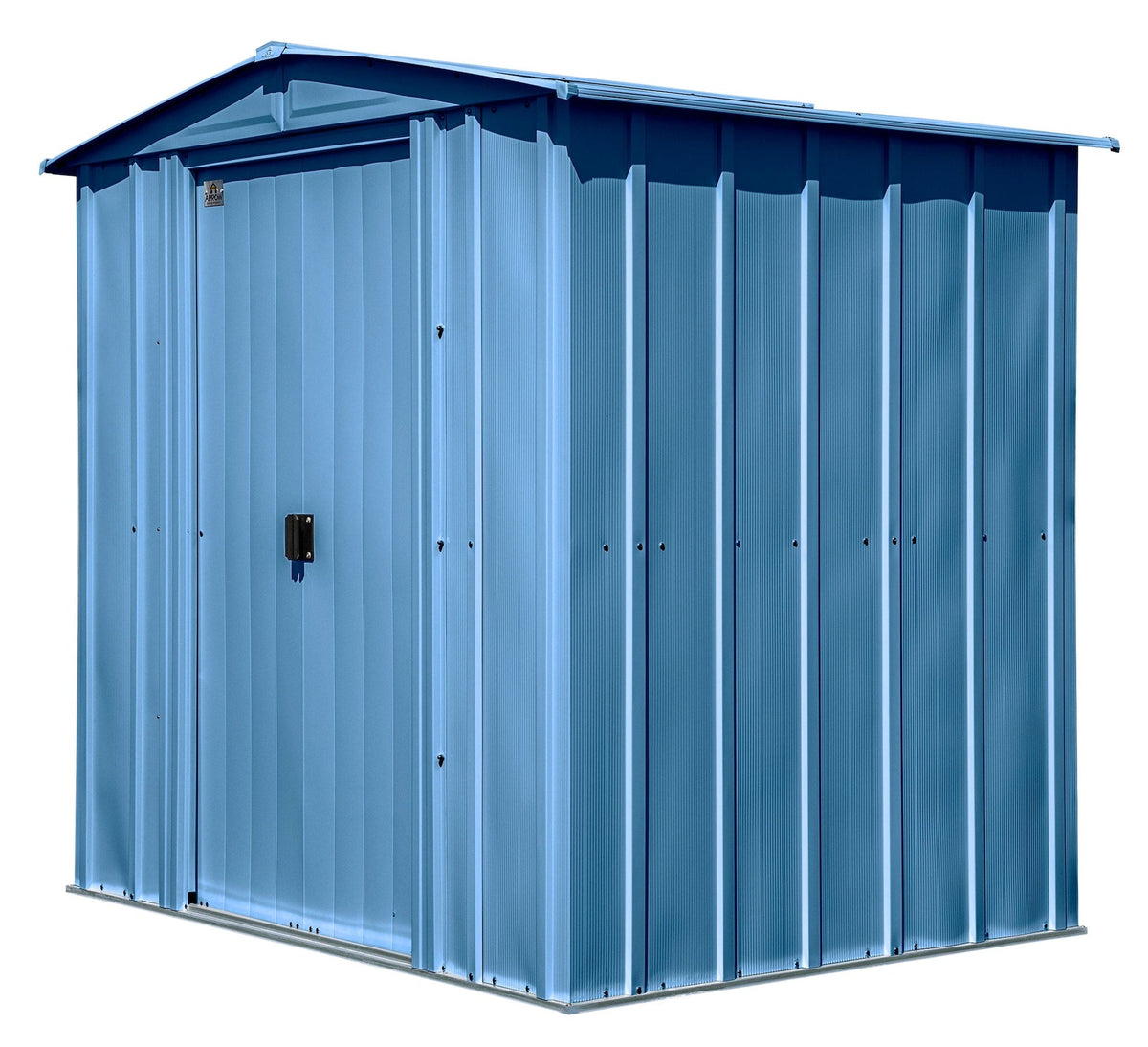 Arrow Classic Galvanized Steel Storage Shed, Blue Grey, 6-ft x 5-ft