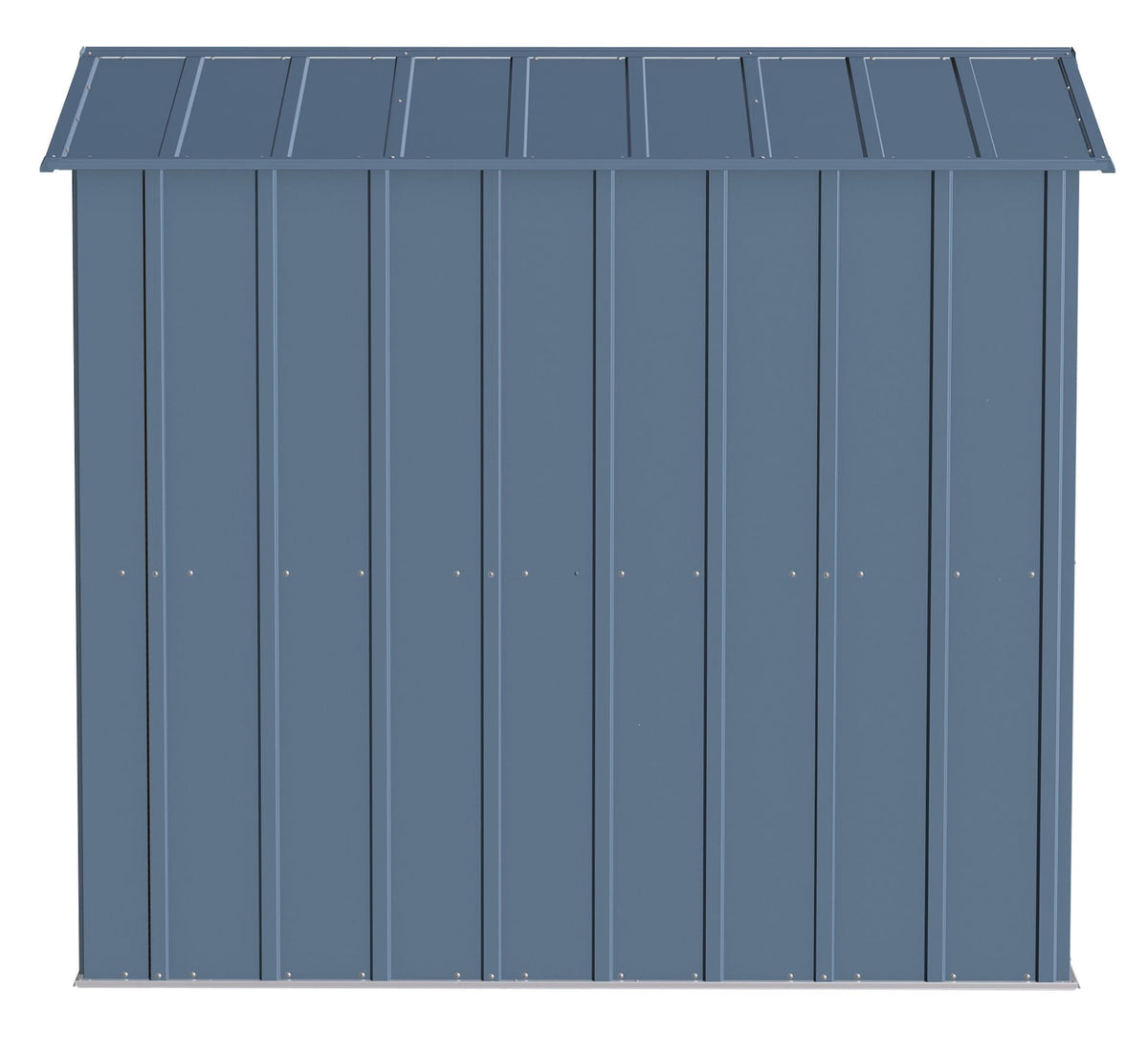 Arrow Classic Galvanized Steel Storage Shed, Blue Grey, 6-ft x 7-ft