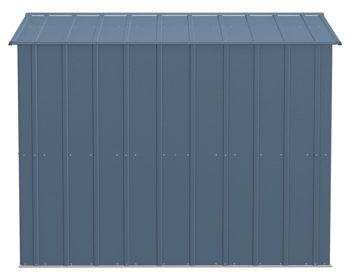 Arrow Classic Galvanized Steel Storage Shed, Blue Grey, 8-ft x 8-ft