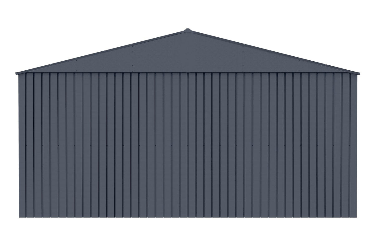 Arrow Elite 14x12-ft Anthracite Corrosion-Resistant Steel Shed