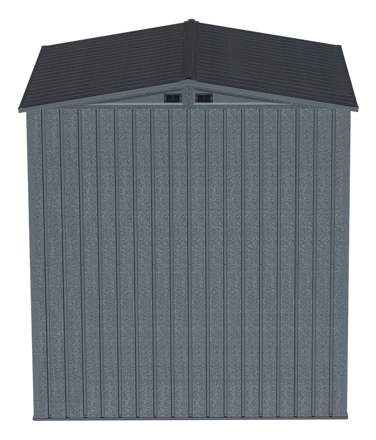 Arrow Elite Steel Storage Shed with Pent Roof, Anthracite, 6-ft x 6-ft