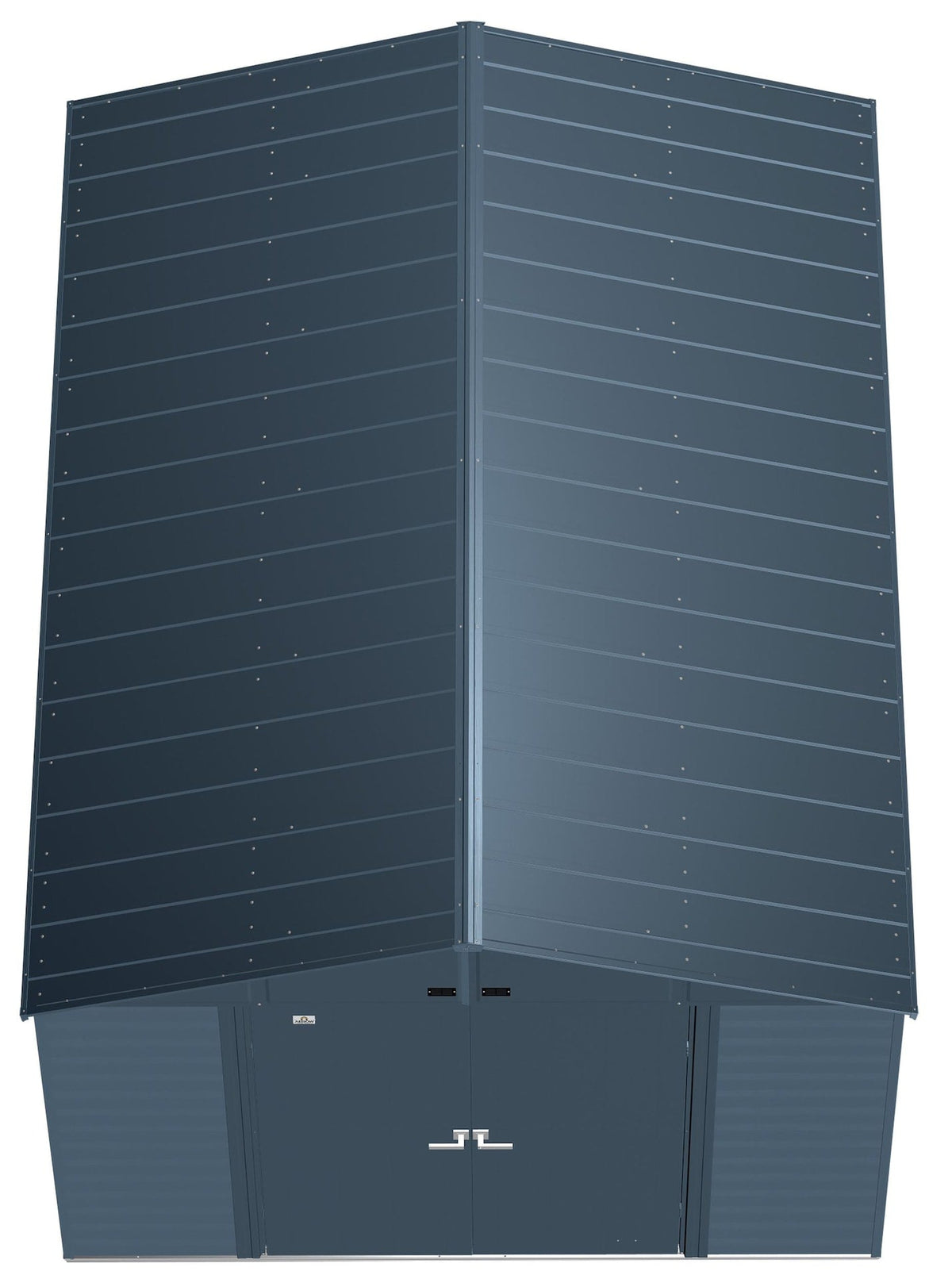 Arrow Select Galvanized Steel Storage Shed, Blue Grey, 10-ft x 14-ft