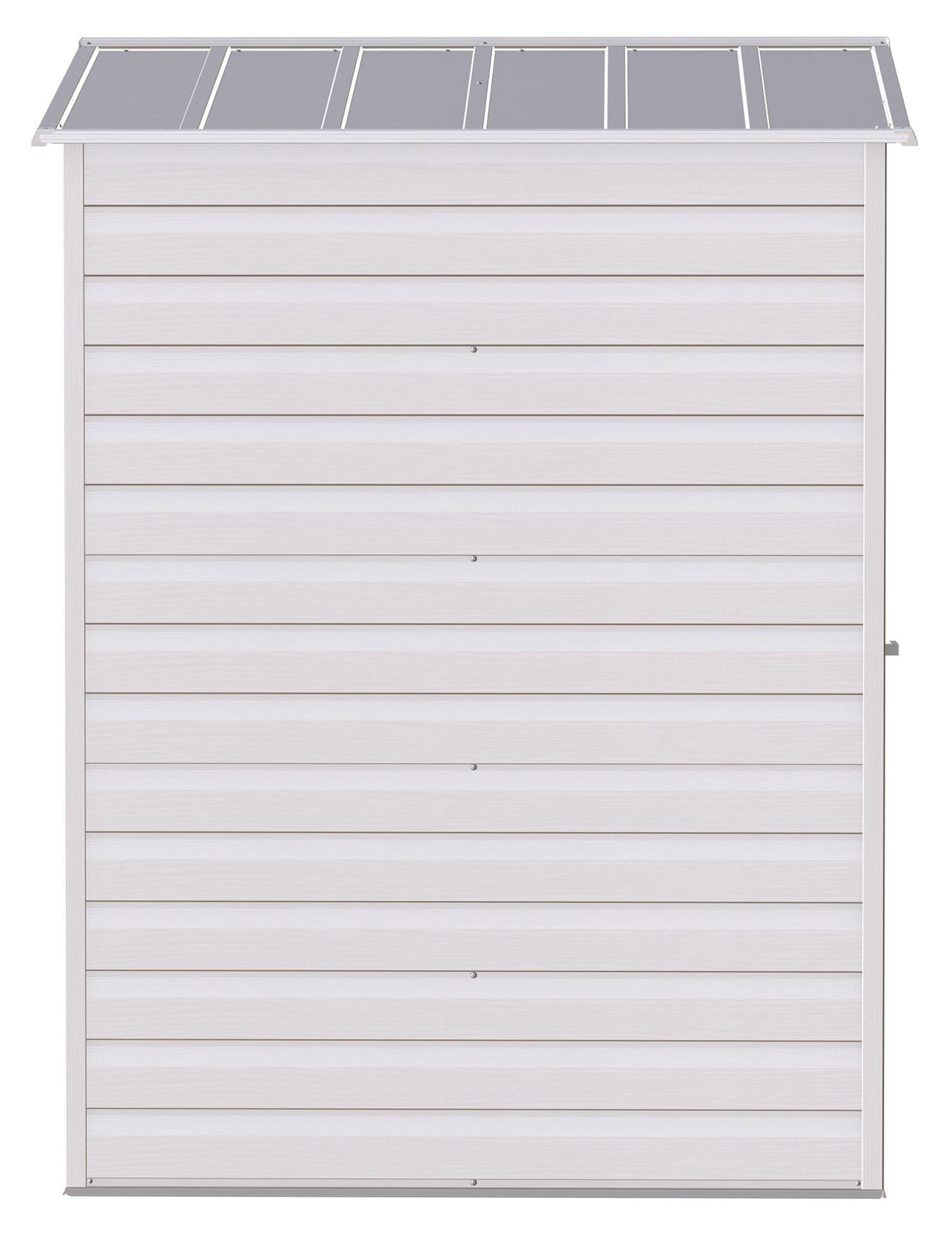 Arrow Select Galvanized Steel Storage Shed, Flute Grey, 6-ft x 5-ft