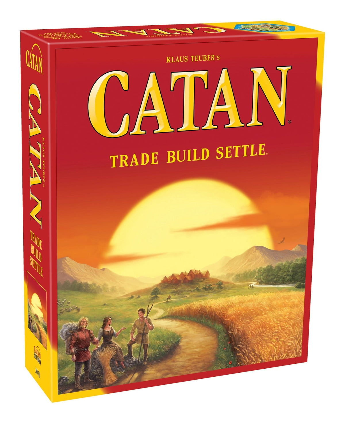 Klaus Teuber's Original Trade Build Settle Board Game Set, Ages 10+