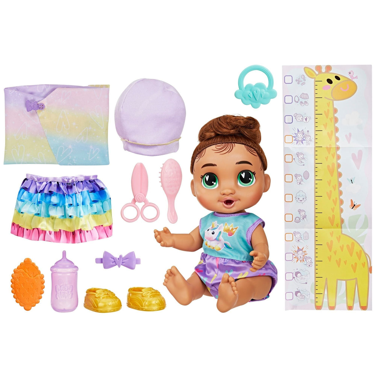 Baby Grows Up Sophia Sparkle Interactive Talking Baby Doll with 75+ Sounds