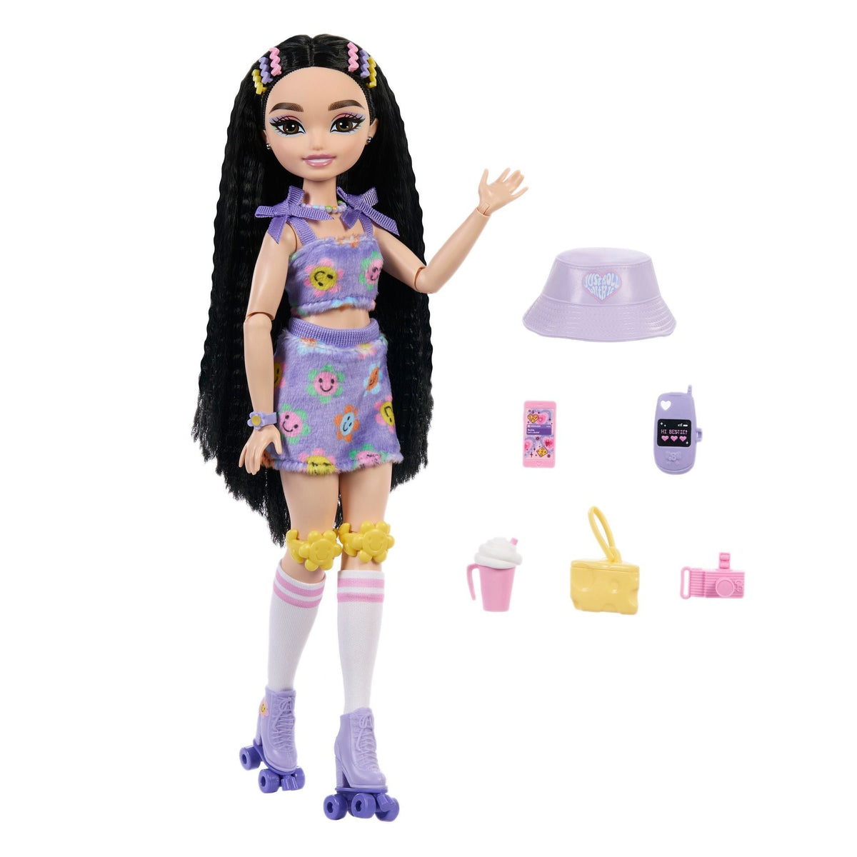 Dream Besties Skate Party Core Fashion Doll for Ages 4+, Assorted Styles