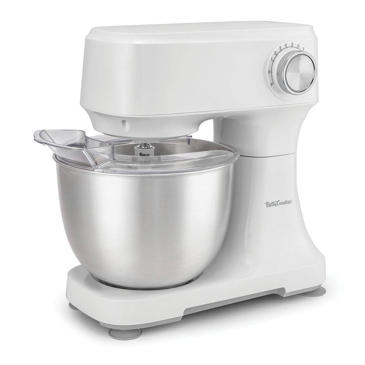 300W 10-Speed Stand Mixer, White