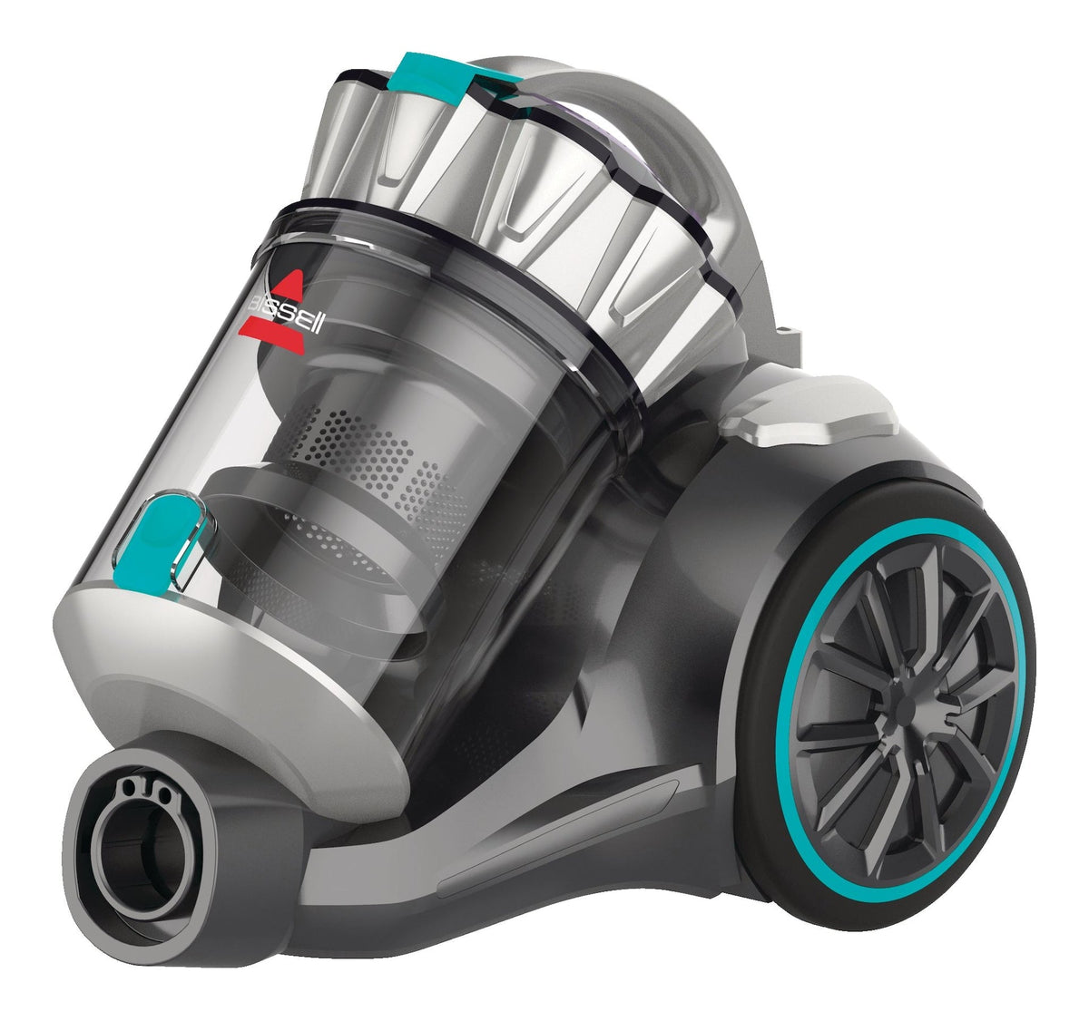 BISSELL CleanView Plus Multi-Cyclonic Lightweight Bagless Corded Canister Vacuum Cleaner, Silver