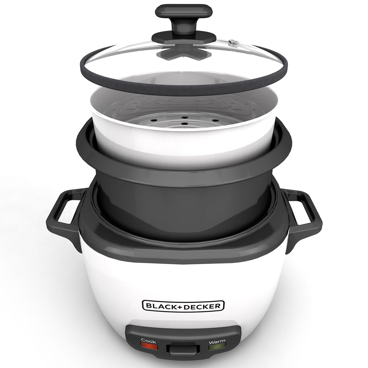 Non-Stick Rice Cooker & Steamer, 28 Cups