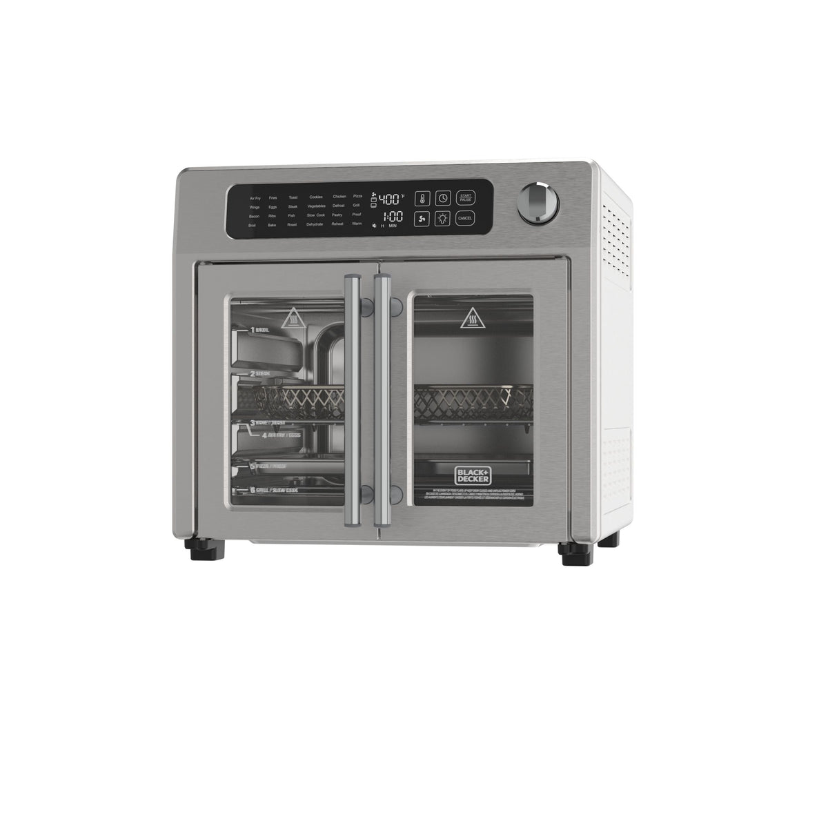 French Door Toaster Oven and Air Fryer, 26-Qt