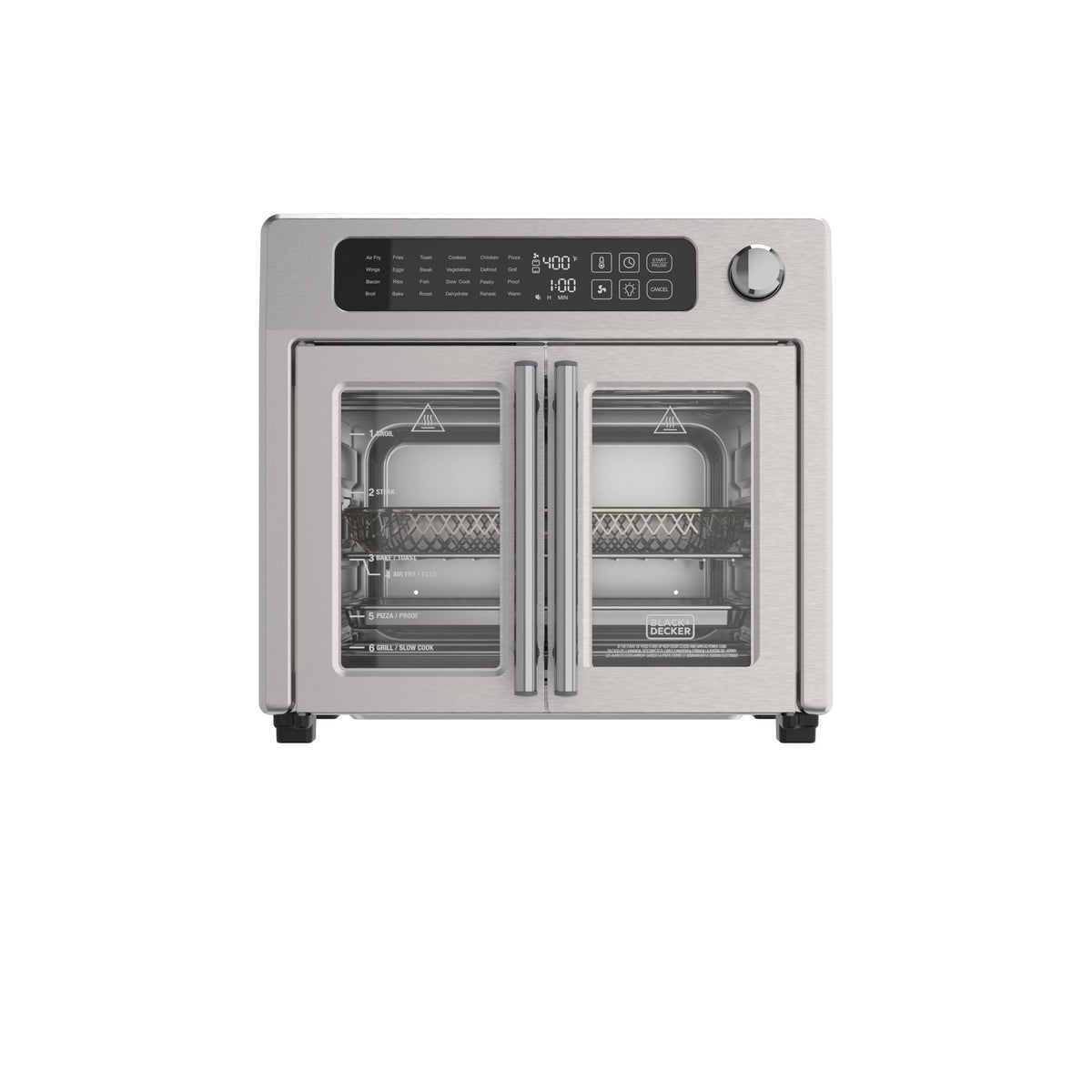 French Door Toaster Oven and Air Fryer, 26-Qt