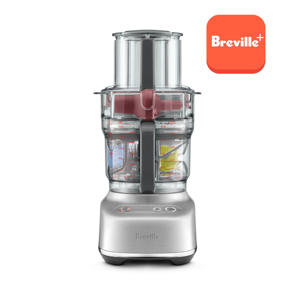 Paradice 9 Food Processor, Brushed Stainless Steel