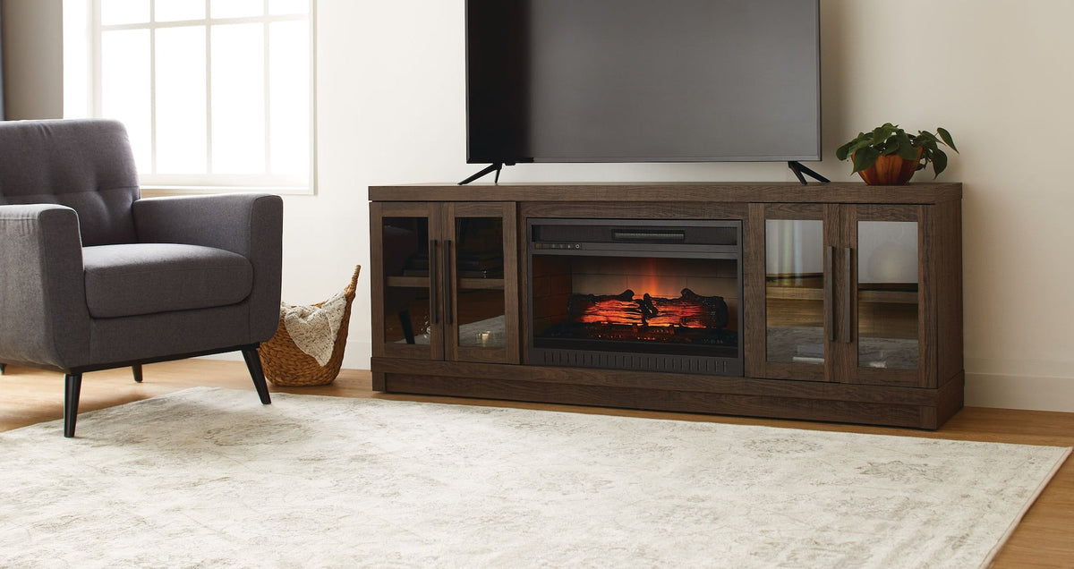 CANVAS Oakridge Media Fireplace, 68-in