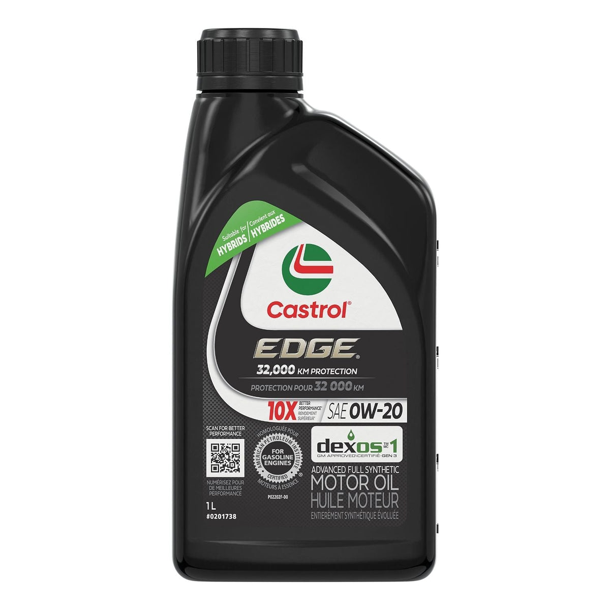 EDGE 0W20 Advanced Synthetic Engine/Motor Oil, 1-L
