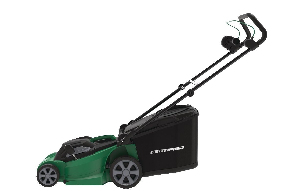 Certified 12A 2-in-1 Electric Lawn Mower, 17-in Deck