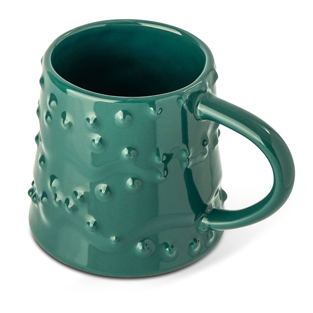 Open Stock Evergreen Mug with 3D Tree Design