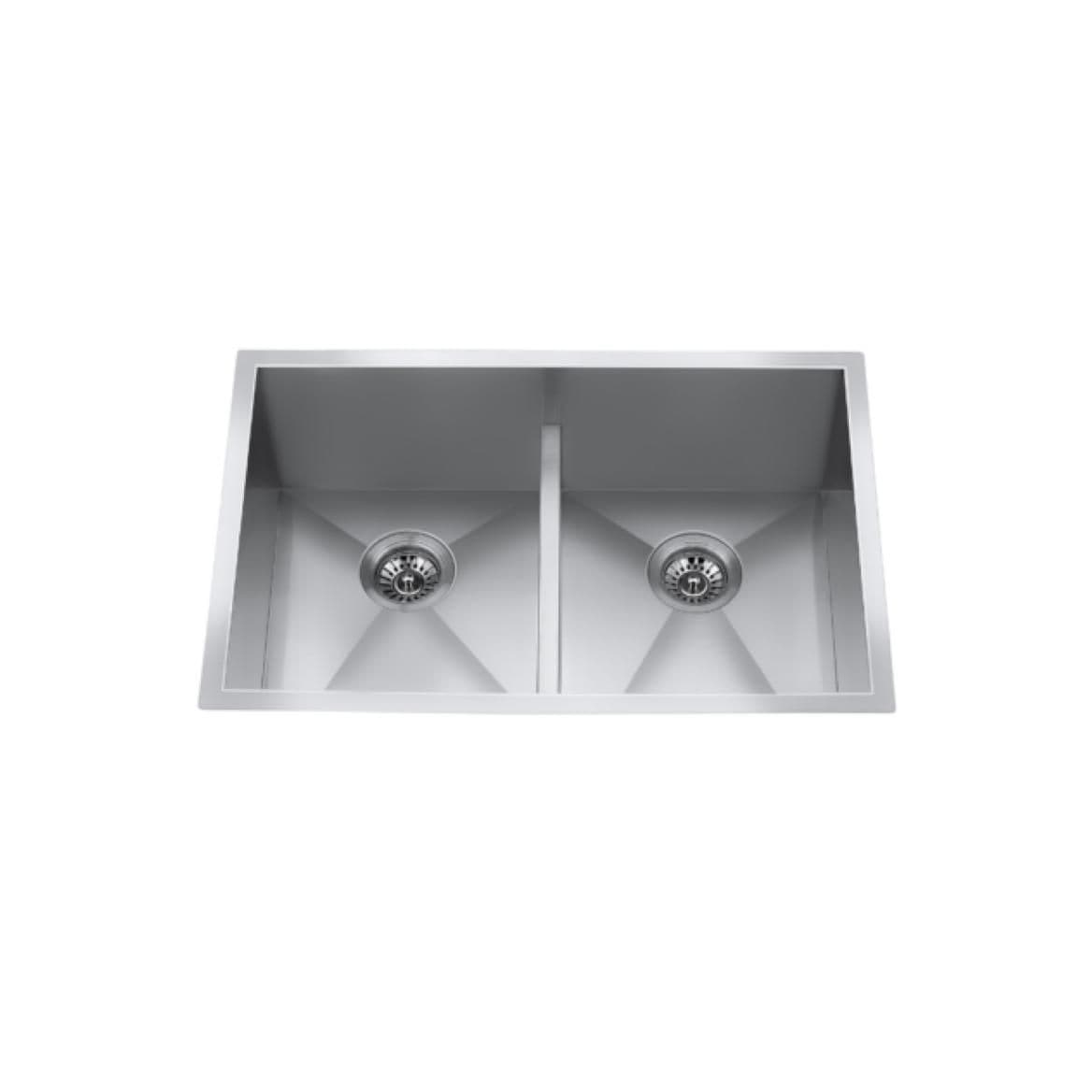 CXZD772L 29-in Low Divide Stainless Steel Double Bowl Sink