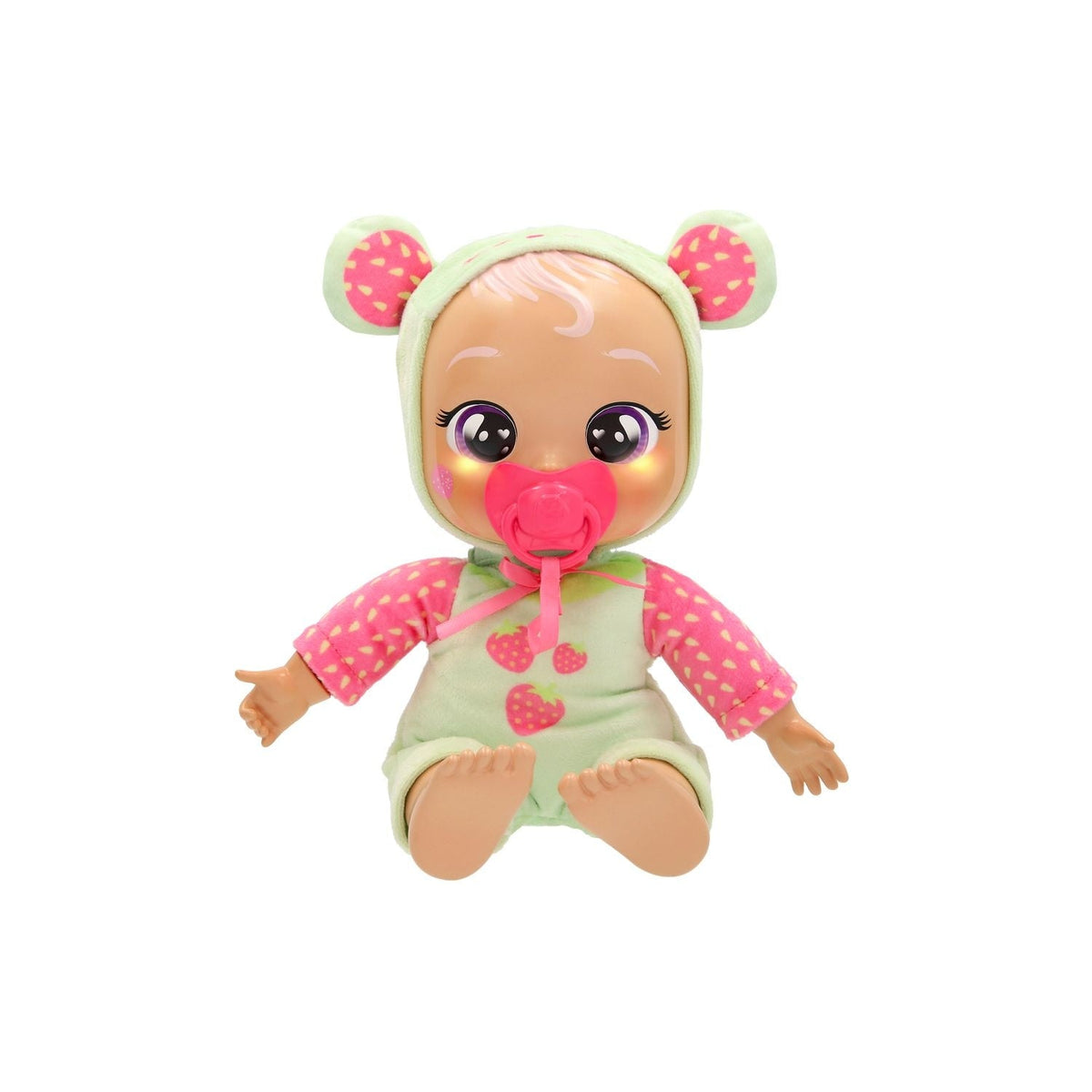 Cry Babies MealTime 9-in Julie & Mindy Interactive Feeding Baby Doll for Ages 18m+