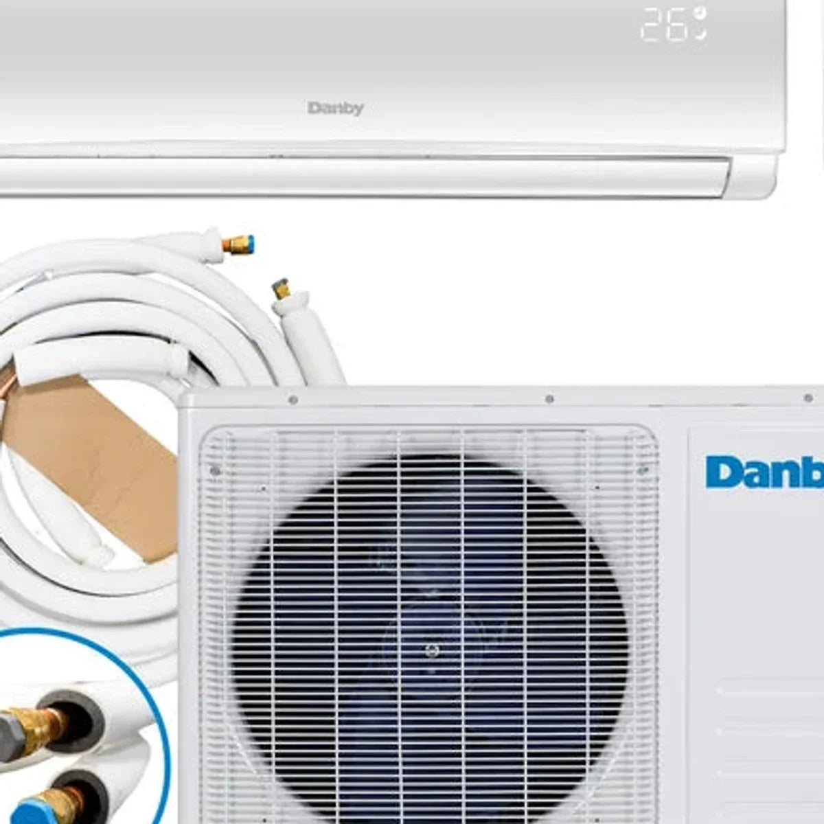 Danby 12,000 BTU SACC Quick Connect Mini-Split Air Conditioner with Heat pump and Variable Speed Inverter