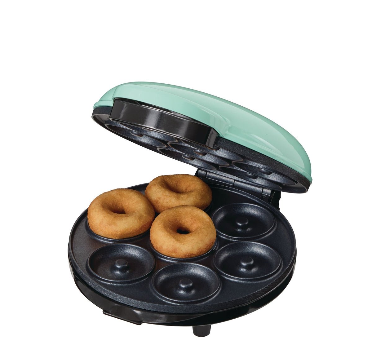 Dash Express Mini Compact Electric Donut Maker, Non-Stick Surface, Aqua