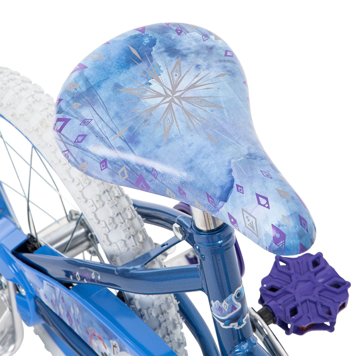 Frozen Kids' Bike, 16-in Wheel, Ice Blue/White
