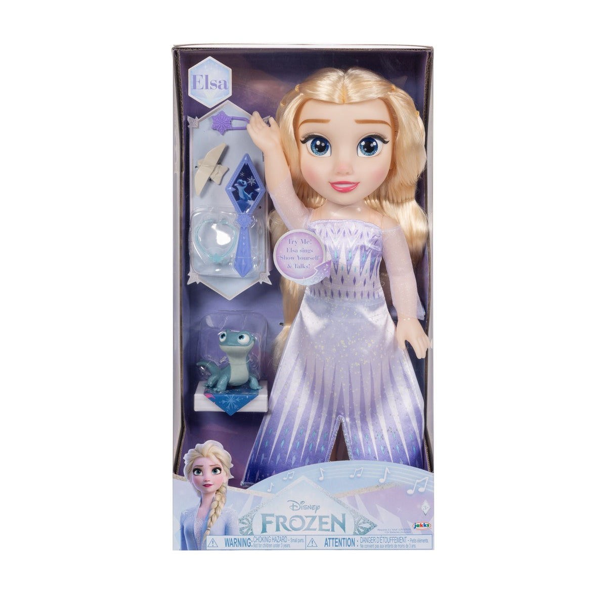 Frozen Snow Queen Elsa Singing Dress-Up Doll