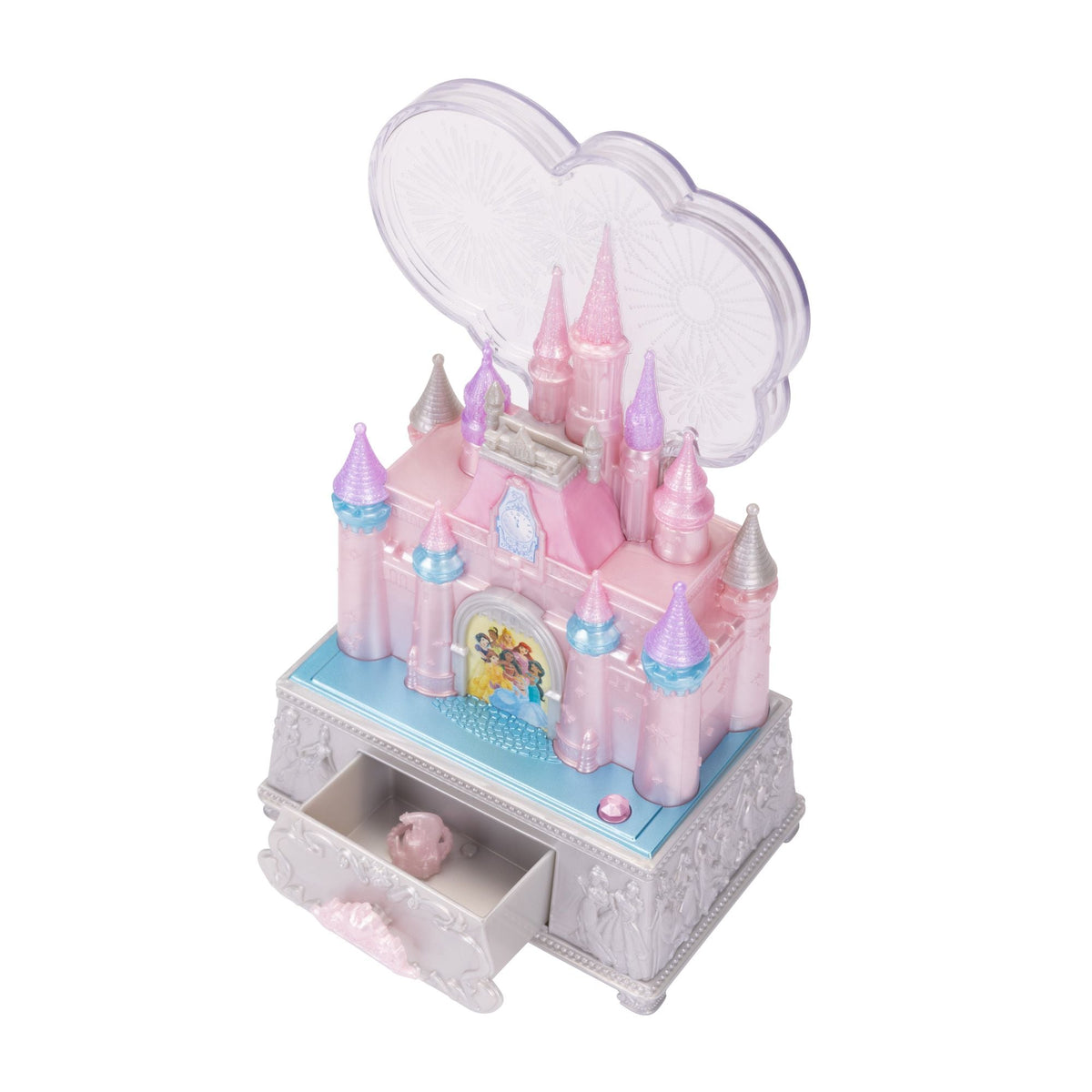 Princess Wishes 100th Celebration Castle Musical Jewellery Box, Ages 3+