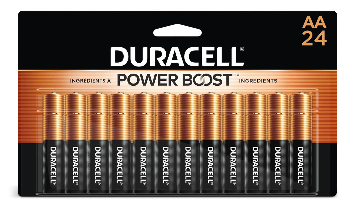 Coppertop AA Batteries, Alkaline, 24-pk