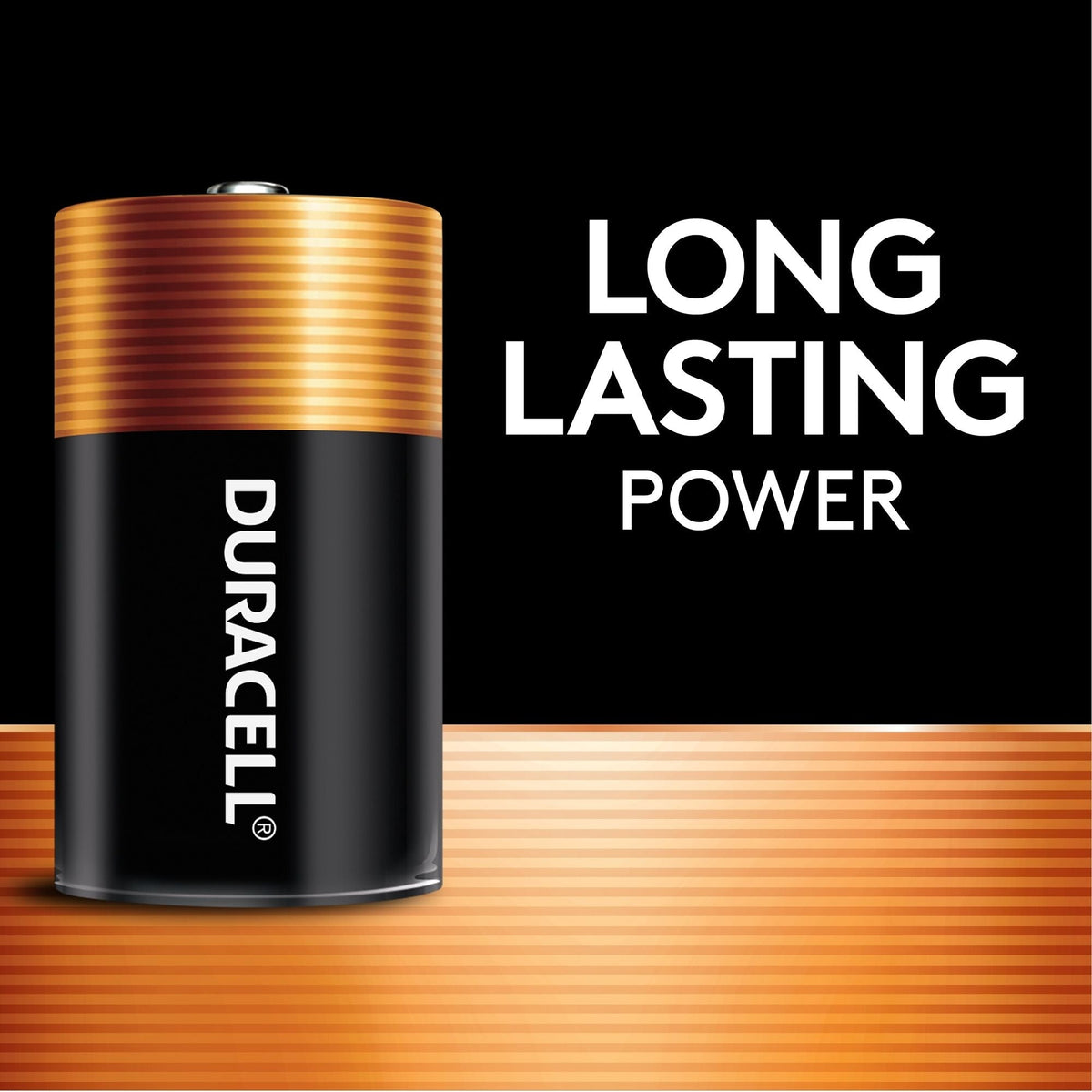 Coppertop D Alkaline Batteries, All Purpose, 8-pk