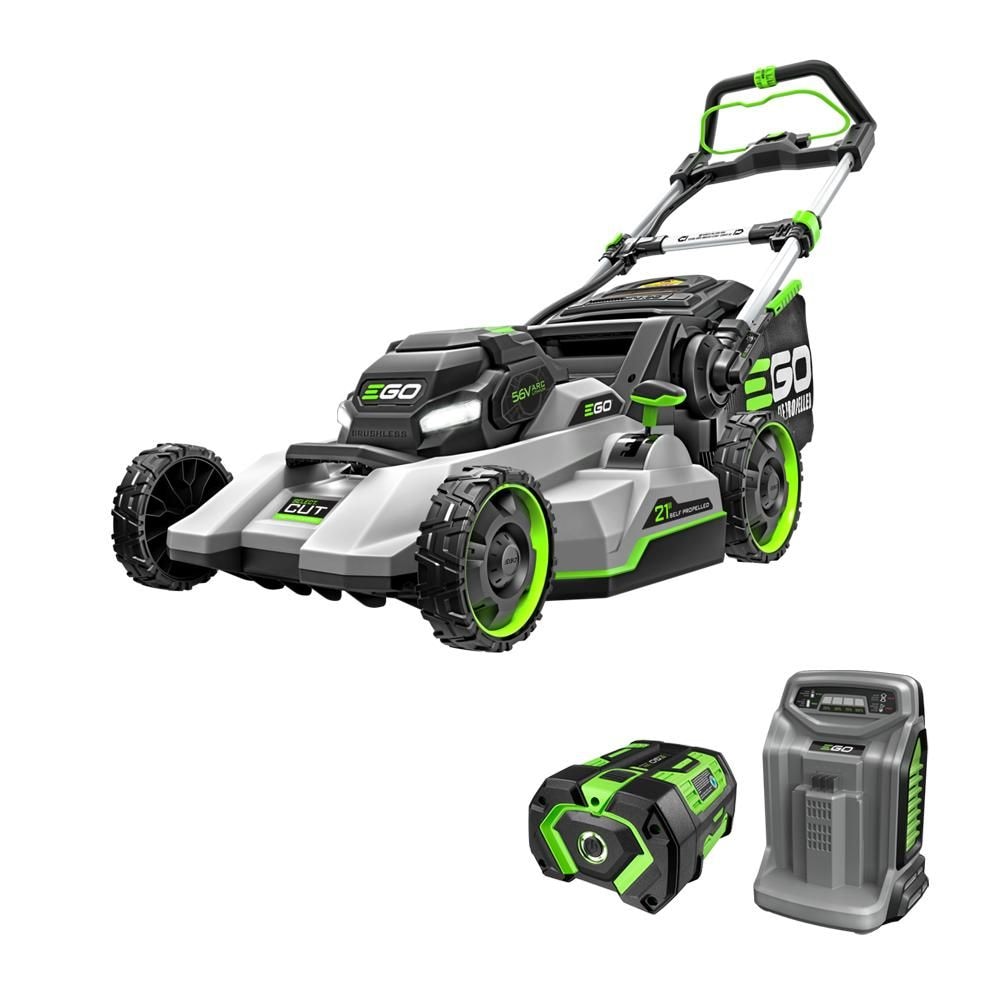56V Brushless Cordless 21-in Self-Propelled Lawn Mower, Includes (1) 7.5Ah Battery and (1) 550W Rapid Charger, LM2135SP
