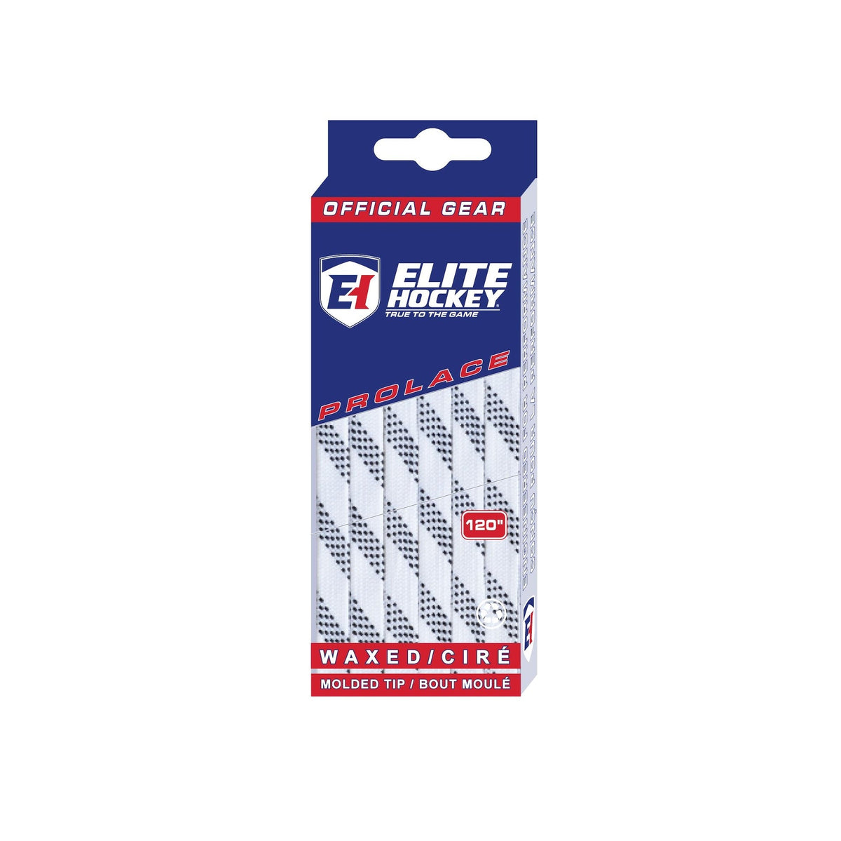 Prolace Skate Laces, Waxed, White, Assorted Sizes