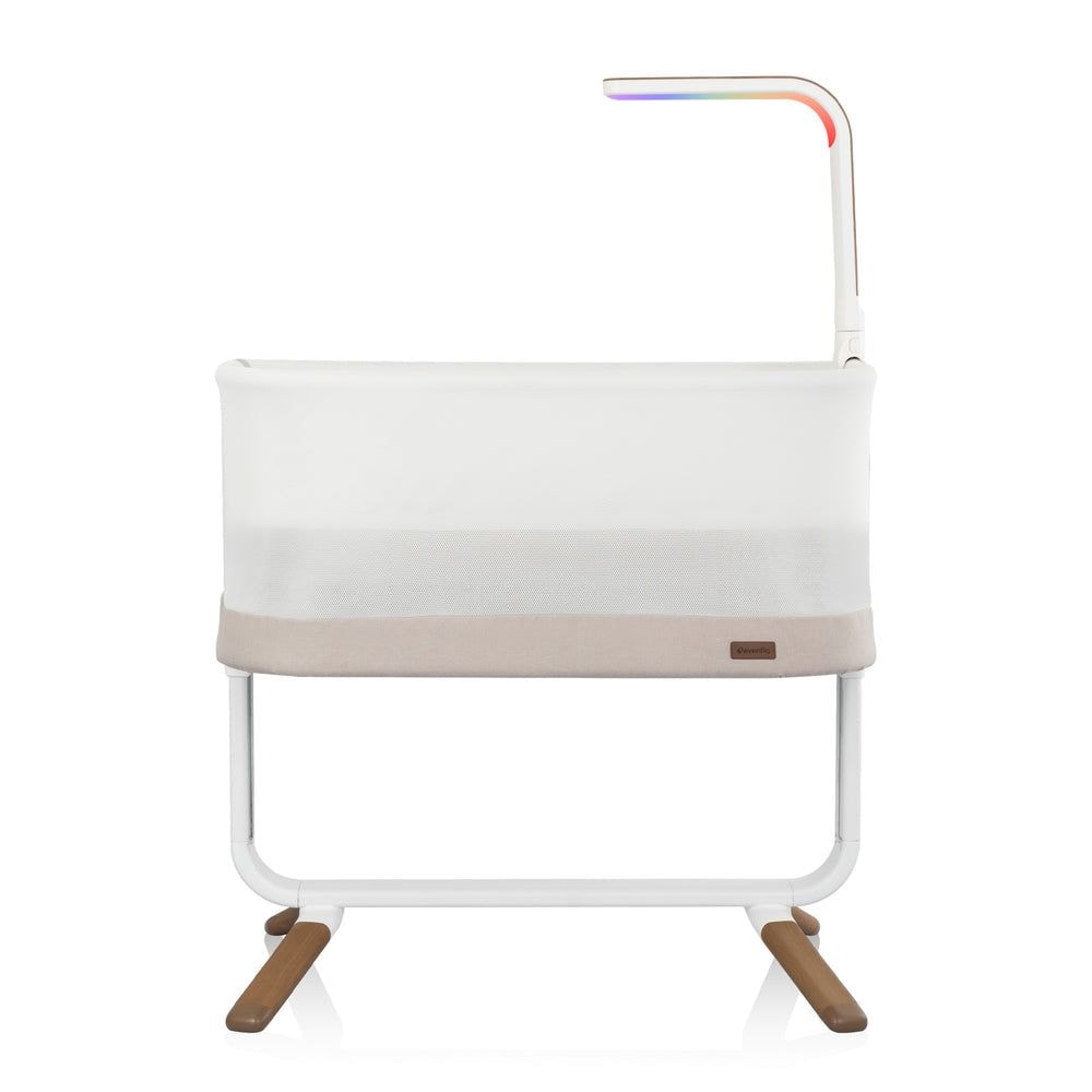 Cora 3-Level Adjustable Bassinet, Beige