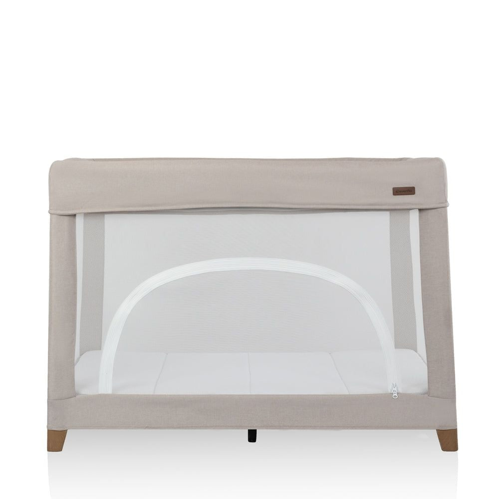 Eris 2-In-1 One Hand Playard withBassinet, Beige