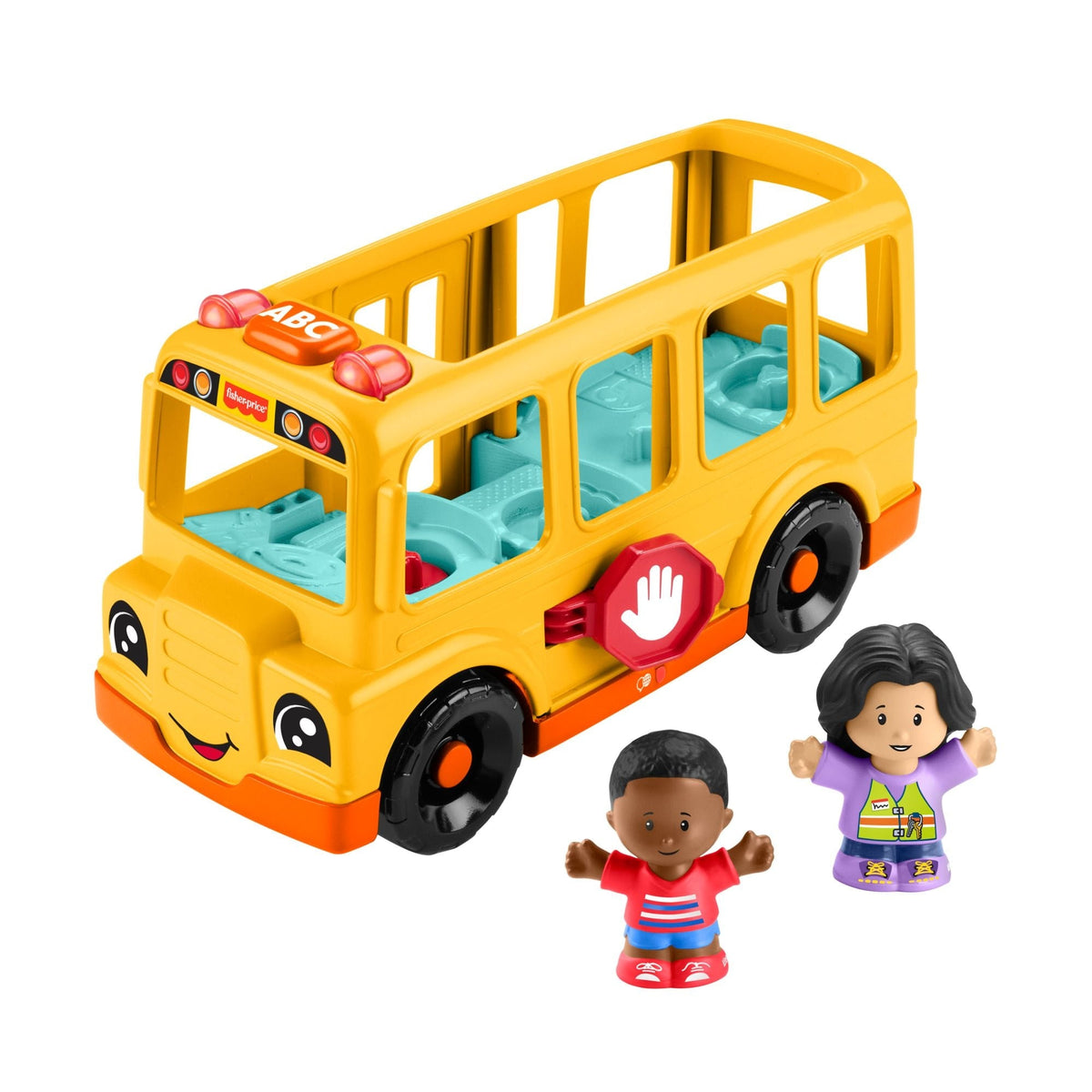 Little People School Bus Musical Toddler Toy with Lights, Sounds & 2 Figures