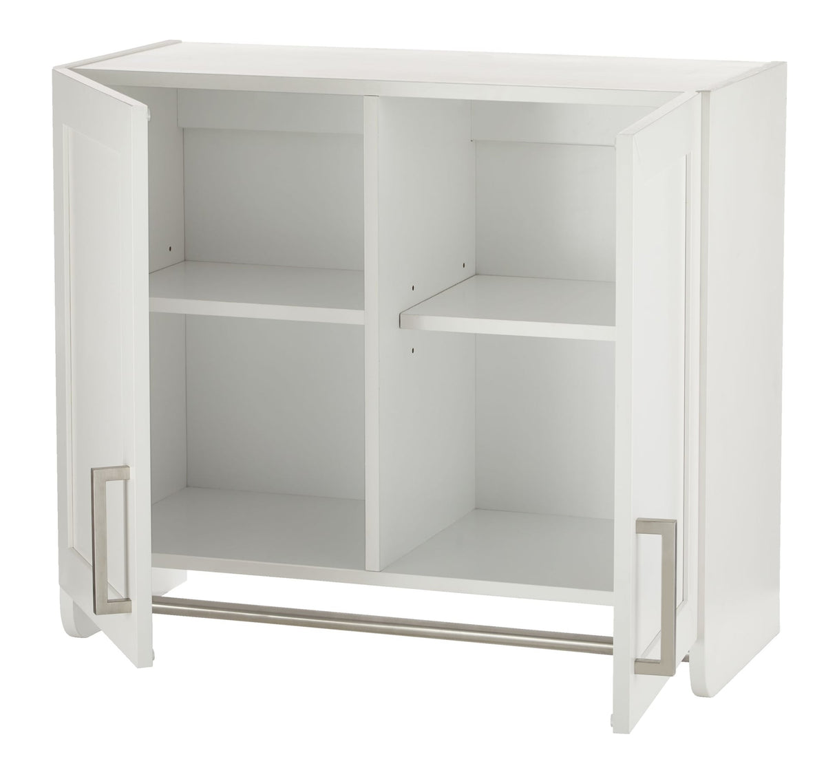 2-Door Wall Laundry Cabinet, White