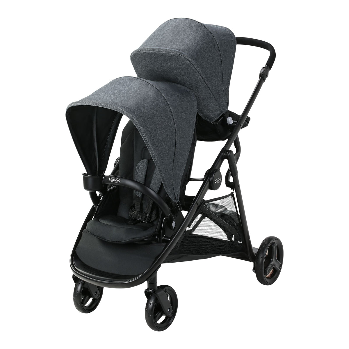 Ready2Grow 2.0 Double Stroller, Foldable and Lightweight Baby Stroller, Rafa