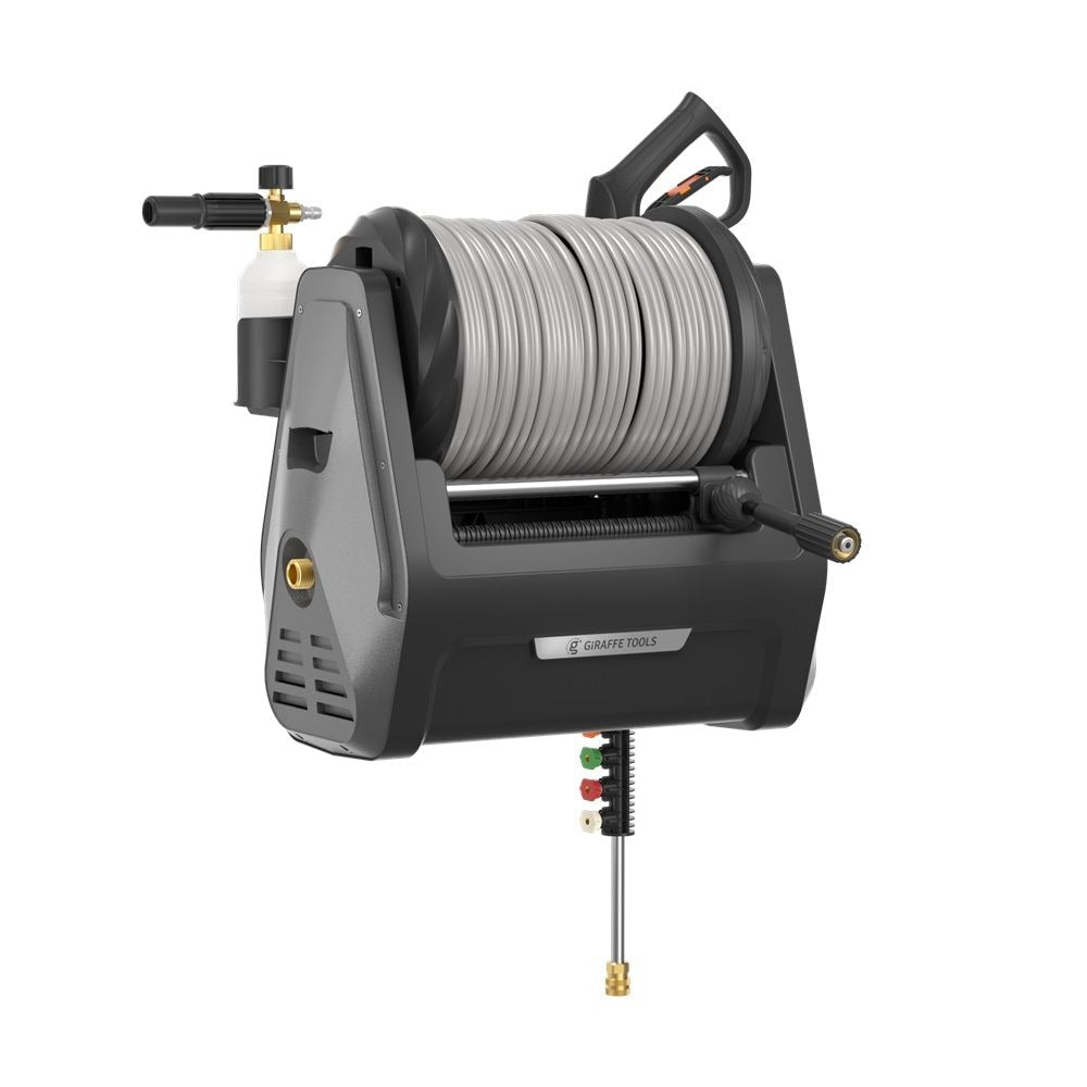 Grandfalls Pressure Washer 2100 PSI,with 100ft retractable soft hose